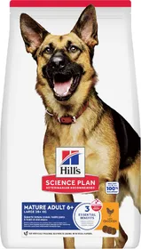 Comparer les prix de HILL'S Science Plan Canine Mature Adult 6+ croquettes pour chien senior de grande taille au poulet