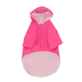 Meilleurs prix pour Imperméable pour chien avec bandes réfléchissantes Imperméable Confortable Imperméable réfléchissant pour chiot avec crochet et M(for 4-6.5kg) rouge rose