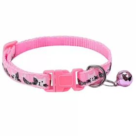 Comparer les prix de Collier pour chat tendance, motif coloré, mignon, cloche, réglable, accessoires pour animaux de compagnie~00302