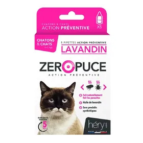 Meilleurs prix pour Antiparasite pour chat Héry Pipet Lavand (x5)
