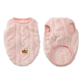 Comparer les prix de Vêtements Mignons Chauds pour Chat Automne Hiver Pull en Polaire pour Petits Chats Vêtements pour Chien Chaton Chiot Pull Animal de Compagnie Sphynx Costume de Noël (Pink,XS) rose