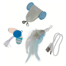 Comparer les prix de Kerbl Souris électronique Kerbl Racing, grise, 6,4 x 5,2 x (Balle pour chat), Jouets pour chat