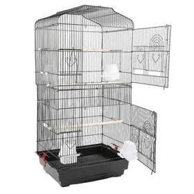 Comparer les prix de XUANYU Durable Cage de jeu pour Oiseau ,XL ,Noir, 47*36*99cm,Lapin,Pigeon