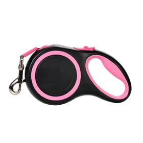 Comparer les prix de 3M 5M 8M 50Kg Laisse pour Chien Rétractable Roulette Collier Pour Petit Grand Chien Accessoires Réglable Durable Marche Randonnée Corde Bouledogue (Rose,5m Plus - 50 kg) rose vif