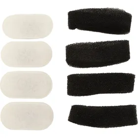 Meilleurs prix pour Filtres pour fontaine Silent Falls Zolia - 4 filtres + 4 éponges - Lot de 4x 4 filtres + 4 éponges