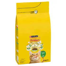 Meilleurs prix pour Croquette Pour Chat Adulte Au Lapin, Poulet Et Légumes Friskies Purina - Le Paquet De 1.5kg
