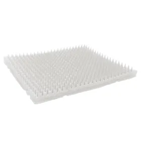 Meilleurs prix pour 8 Pièces Tapis Répulsif Chat PVC Recyclable Dissuasif Tapis Scat pour Chats Chiens Intérieur Extérieur white