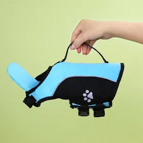 Meilleurs prix pour Gilet de sauvetage pour chien d'été avec flottant avant amovible, gilet de sauvetage réglable pour chien, maillots de bain pour chiens de petite, moyenne et grande taille, natation (as the picture,XXL)