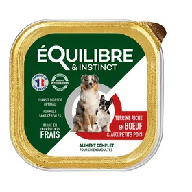 Comparer les prix de Terrine chien adulte riche en boeuf
