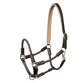 Comparer les prix de Licol pour cheval Waldhausen Nevada - marron/or - Marron - Full