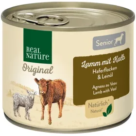 Comparer les prix de REAL NATURE Senior Agneau et veau 6x200 g