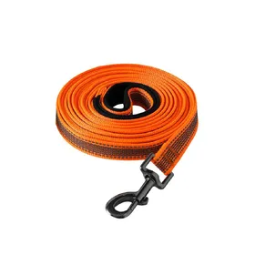 Comparer les prix de 1.2/3/5/10/15M Laisse pour Chien Longue Laisse Réfléchissante pour Petit Chien Moyen Grand Chien Poignée Antidérapante Corde de Dressage pour Animaux Accessoires pour Chien (Orange,5m) orange