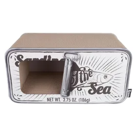 Comparer les prix de DISTRICT70 Griffoir/grotte pour chats SARDINE Blanc