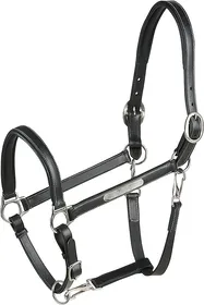 Comparer les prix de Licol Eric Thomas en cuir Groom noir - plusieurs tailles disponibles - Cheval