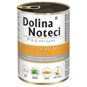 Comparer les prix de Dolina Noteci Premium, canard au potiron, nourriture humide pour chiens