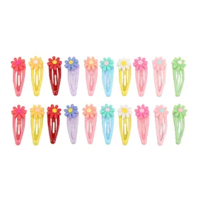 Comparer les prix de 20pcs Mini Pinces à Cheveux pour Animaux de Compagnie Couleurs Multiples Mignonnes Épingles à Cheveux Fleurs Chien Chat pour Fête Quotidienne white