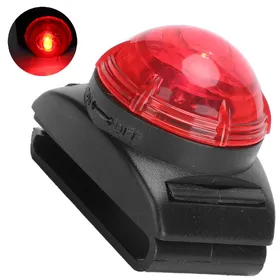 Comparer les prix de Pendentif LED Lumineux Imperméable pour Animaux de Compagnie Lampe de Nuit Brillante Lampe d'Avertissement à Clipser sur les Colliers Accessoires pour Chiens(Lumière rouge ) red