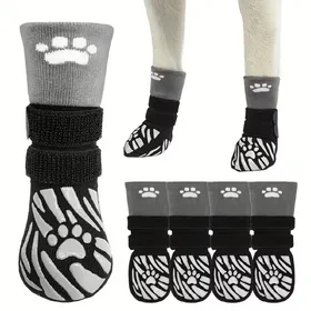 Meilleurs prix pour Chaussettes d'extérieur antidérapantes pour chiens moyens et grands - Protection des patte