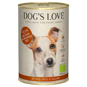 Meilleurs prix pour Dog's Love Bio 6 x 400 g pour chien - bœuf bio