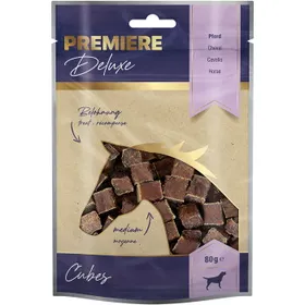 Comparer les prix de PREMIERE Deluxe Meat Cubes 80 g Cheval