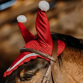 Meilleurs prix pour Bonnet anti-mouches Equithème, Xmas - Taille Pony