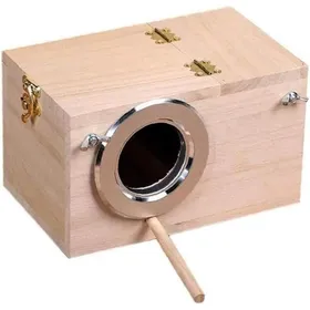 Comparer les prix de Nid doiseau - Elevage - Bois - 12x12x195 cm - Pour perroquets et oiseaux exotiques