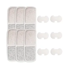 Comparer les prix de Lot de 6 cartouches de filtre à eau 6 éponges de pompe à eau pour fontaine à chat filtre de re compatible avec les Bla FILTRE A AIR