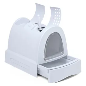 Comparer les prix de Maison de toilette ZUMA. avec tiroir. noir. pour chats. - Imac - VA-15095