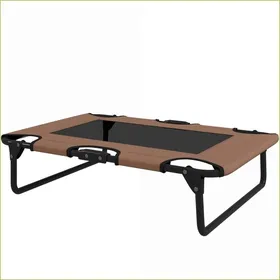 Meilleurs prix pour Lits & Meubles pour Animaux - Lit Elevé Klappbar pour Chien avec Maillage - Couleur Café