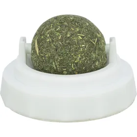 Comparer les prix de Balle d'herbe à chat avec support - Lot de 2x Balle de catnip avec support Trixie - Ø 5 cm