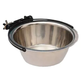 Meilleurs prix pour Gamelle suspendue fixe en acier inoxydable pour chien anti-basculement .