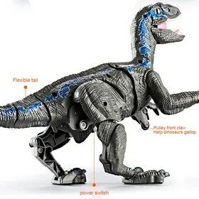 Meilleurs prix pour Jouet de dinosaure électrique télécommandé - ROKOO - Moyen - Plastique réutilisable - Intérieur