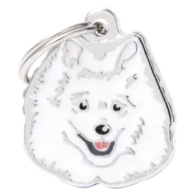 Comparer les prix de Myfamily MyFa tegn friends, Italiensk spitz, hvid (Chien, Promenade), Collier + laisse