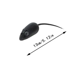 Meilleurs prix pour Jouets pour Chatons Souris en Caoutchouc Simulation Jouets Interactifs pour Animaux Accessoires Cadeaux Souris en Émail Résistance aux Morsures (Grey,1 Pc)