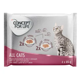 Meilleurs prix pour Offre d'essai All Cats Concept for Life - Pâtée pour chat