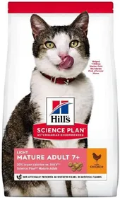 Meilleurs prix pour HILL'S Science Plan Mature Adult 7+ Light au poulet pour chat senior - Lot de 3x 1,5kg