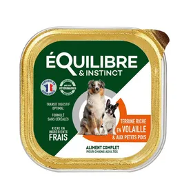 Meilleurs prix pour Barquette Chien – Équilibre & Instinct Volaille 300 gr
