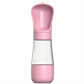 Comparer les prix de Bouteille d'eau pour chien portable 2 en 1 Contenant à nourriture Bols de voyage pour petits chiens Chats Voyage en extérieur Marcheur Distributeur Accessoires pour animaux de compagnie 490ml