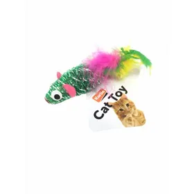 Comparer les prix de Flamingo Souris Mouse Feather Avec Herbe À Chat 5 Cm