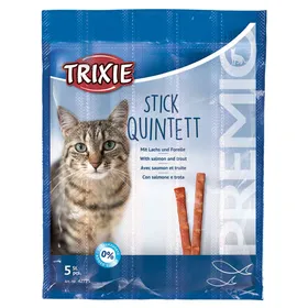 Comparer les prix de Sticks friandise au saumon et truite pour chats.
