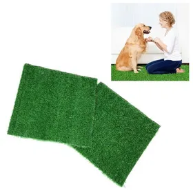 Comparer les prix de Tapis de pipi pour chien en gazon artificiel Chien Pee Pad Herbe Artificielle Respirant Doux Lavable Réutilisable Pet  JR033