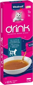 Comparer les prix de Snack Liquide Poulet Et Huile De Saumon Vitakraft - La Boite De 5 Sachet De 30g