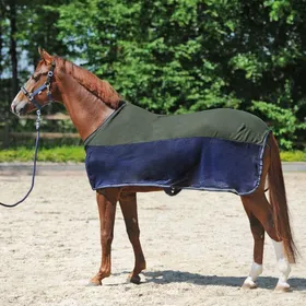 Comparer les prix de Chemise anti-mouches Fly'n Fleece Kavalkade avec dos en polaire - Taille 155 - Bleu