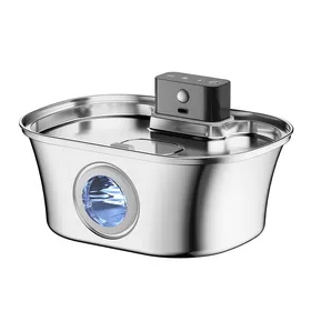 Comparer les prix de Fontaine à eau automatique pour animaux - Phoesky - Sans fil - Acier inoxydable - 32 L - Batterie 4200 mAh