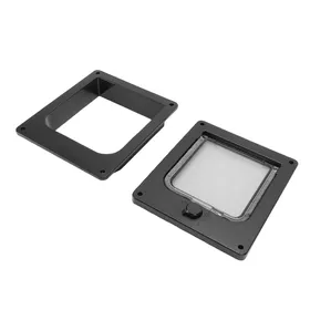 Meilleurs prix pour Porte pour Chat 4 Modes de Verrouillage Trappe Résistante aux Intempéries Cadre Renforcé en ABS Porte pour Animaux Intérieur Extérieur Utilisation pour Animaux Jusqu'à 11 kg white