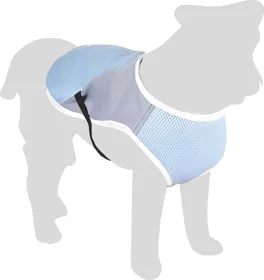 Comparer les prix de Textile Chien - Flamingo Manteau rafraîchissant Taille S Bleu - 30 cm