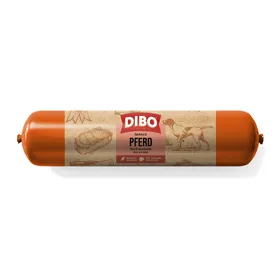 Meilleurs prix pour 10 x 800 g DIBO Saucisse cuite Pur Cheval – nourriture humide pour chien