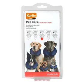 Comparer les prix de Soin Chien - Flamingo Collerette gonflable Taille M Bleu -  26,5 x 25 x 10 cm