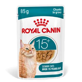 Meilleurs prix pour 12x85g Ageing 15+ en sauce Royal Canin nourriture humide pour chat