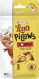 Comparer les prix de LARA Pillows Hairball Control friandises anti-boules de poils au boeuf pour chat - Lot de 10x 60g